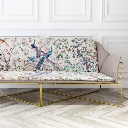 Диван трехместный «Императорский сад» Эйфель беж