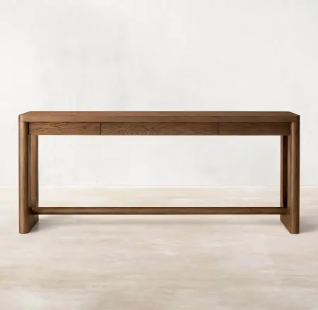 Консольный столик с 3 выдвижными ящиками Бретон