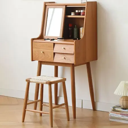 Туалетный столик с выдвижными ящиками и зеркалом Твигги