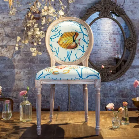 Стул «Фантастика подводного мира» версия 8 (блю)