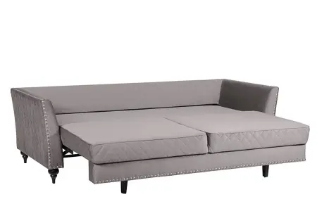 Диван Sorrento трехм. раскл.,велюр крем-брюле Bel42 230х101х86см