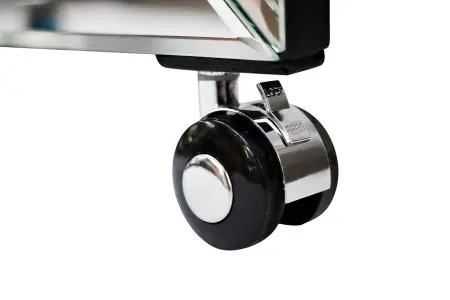 Ширма зеркальная на колесах 3 полотна 1810х1260х25