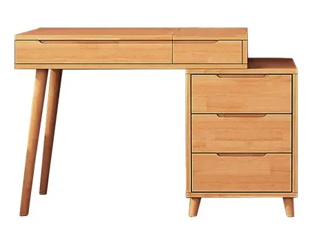 Туалетный столик с ящикамии, зеркалом и тумбой Твигги