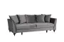 Диван Sorrento 230M трехм. раскл.,велюр сер.Н-Йорк112 230х101х86