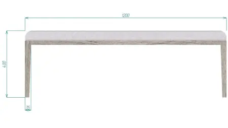 Пуфик кофейный тканевый Сен-Морис