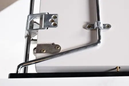 Стол обеденный раскладной 110(150)х110х76см белый