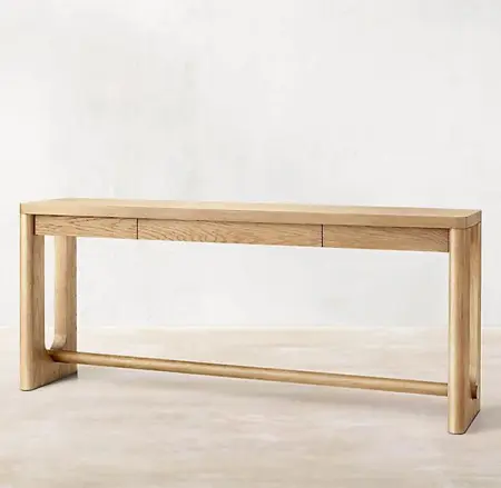 Консольный столик с 3 выдвижными ящиками Бретон