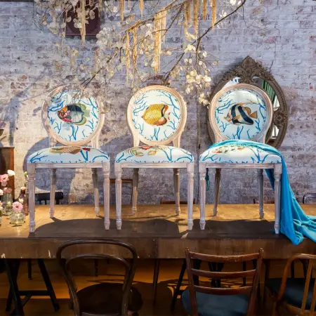 Стул «Фантастика подводного мира» версия 8 (блю)