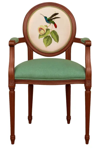 Кресло Медальон Райская птица Ver.4