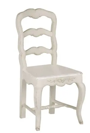 Стул с деревянным сиденьем "Марсель", Молочно-белый (Марсель)