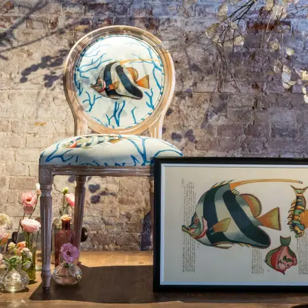 Стул «Фантастика подводного мира» версия 10 (блю)