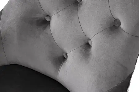 Стул 236 велюр серый Riv96 63х56х98см