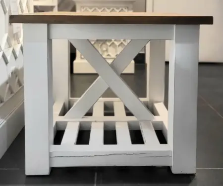 Приставной столик Дерево с историей квадратный 60х60 см.