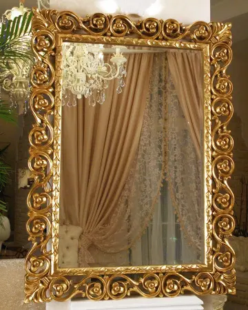 Зеркало в раме Бергамо 20C. Gold/8