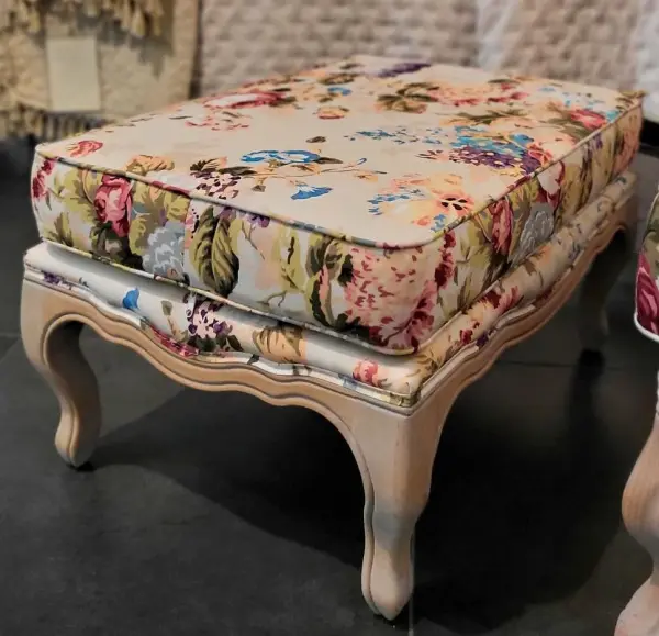Банкетка Базиль с цветочным принтом JARDIN