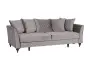 Диван Sorrento трехм. раскл.,велюр крем-брюле Bel42 230х101х86см