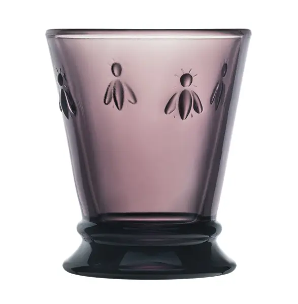 Стакан O/F 260 мл, h 10,3 см, d 8,4 см Пчелки AUBERGINE