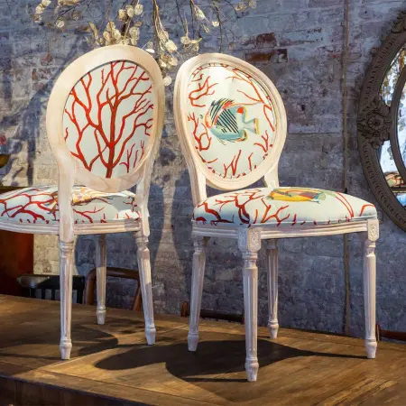 Стул «Фантастика подводного мира» версия 2 (руж)