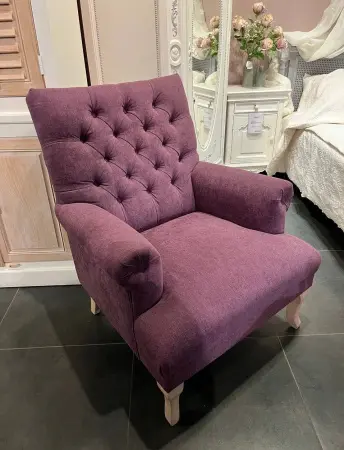 Кресло Кембридж  Ткань кат. В фиолетовое