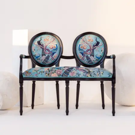 Диванетка «Императорский сад» blue