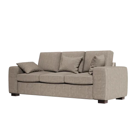 Диван Andrew Sofa большой прямой бежевый