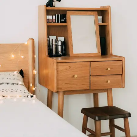 Туалетный столик с выдвижными ящиками и зеркалом Твигги