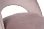Стул велюр пепельно-розовый 51х56х84см