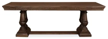 Обеденный стол коричневый