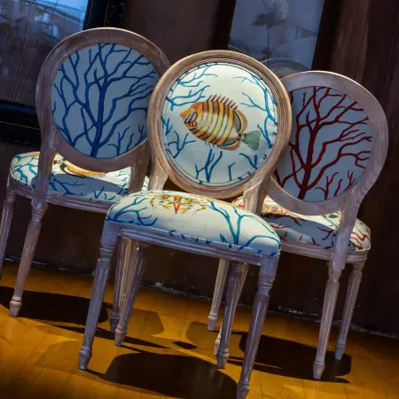 Стул «Фантастика подводного мира» версия 11 (блю)