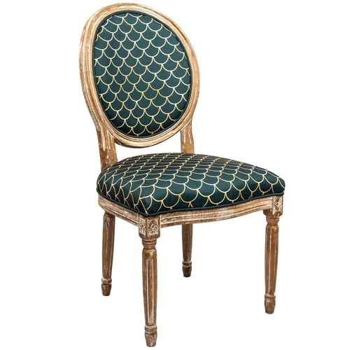 Стул «Чешуйки» (изумруд)
