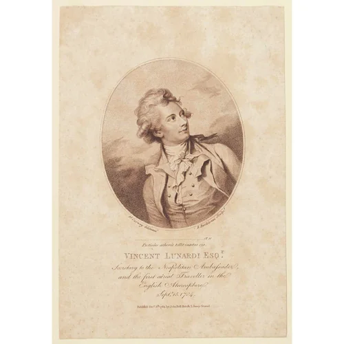 Арт-постер «Винченцо Лунарди, ноябрь 1785»