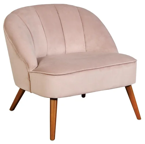 Кресло мягкое розовое
