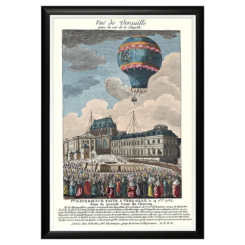 Арт-постер «Монгольфье, 19 сентября 1783 года»