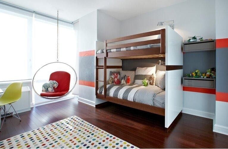 Дизайн детской спальни с качелями.jpeg
