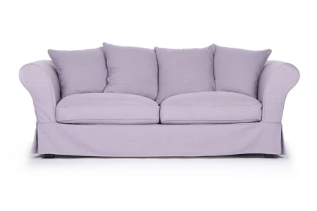 Диван раздвижной трехместный Фабиан сиреневый (ткань кат. В)