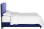 Кровать двуспальная 180х200 синяя Everly Blue