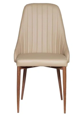 Стул бежевый, экокожа 44х58х90 см