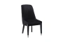 Стул простроченный велюр черный 56х65х101см