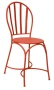 Стул металл. оранжевый "Коллекционер"