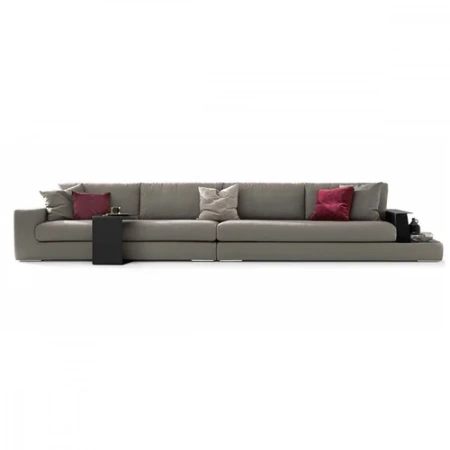 Диван Bijoux прямой серый