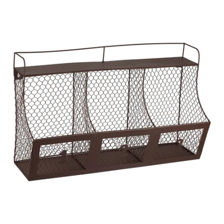 Настенная Полка 3 отделения  Кантри 