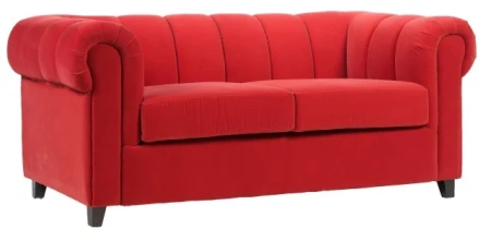 Диван Kartell прямой красный