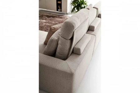 Диван Bijoux прямой серый