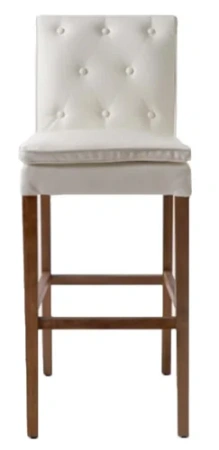 Стул барный "Ла Скала" черный, кожзам