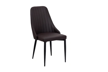 Стул экокожа темно-коричневая 44х58х90см (2)