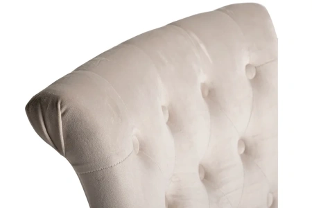 Стул 597 велюр кремовый Riv21 98х101х88см