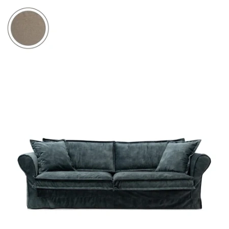 Диван Carlton 3,5 местный, ткань оксфорд, лен анверс