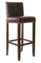 Стул барный кожаный коричневый Barry