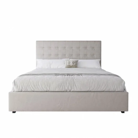 Кровать двуспальная 180х200 молочная Royal Black