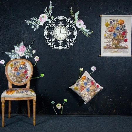 Стул «12 месяцев цветения», версия Март